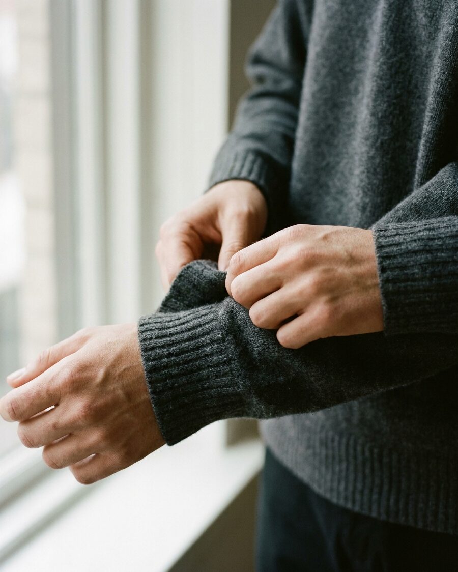 Cashmere care detail